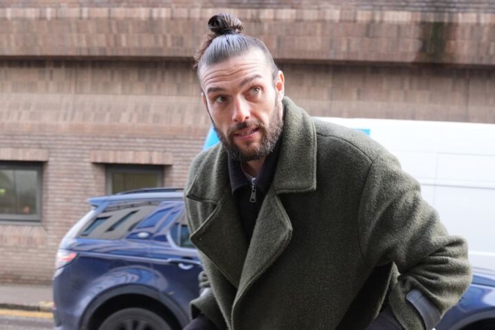 Andy Carroll appears in court facing charge of breaching non-molestation order