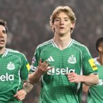 Anthony Gordon sets Newcastle Champions League record in dominant win over Qarabag