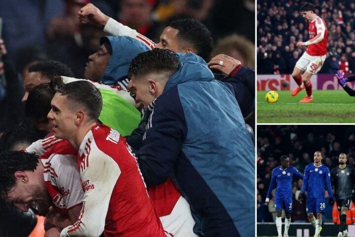 Arsenal advance to Carabao Cup final after late goal from Kai Havertz against Chelsea