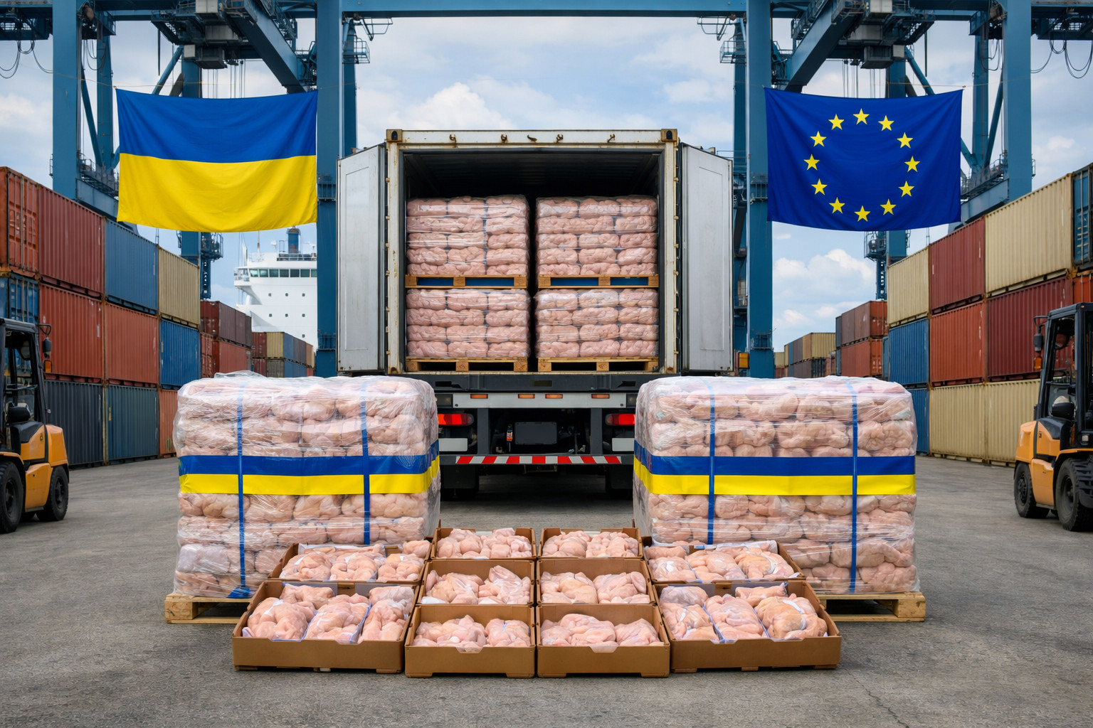 Ukrainian poultry shipments strengthen European food supply chains