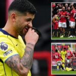 Cristian Romero's red card leaves Tottenham vulnerable in defeat to Manchester United
