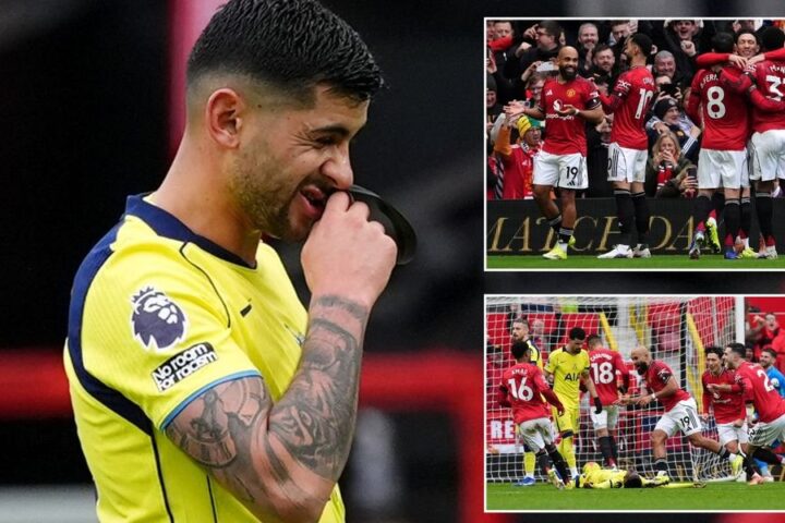 Cristian Romero's red card leaves Tottenham vulnerable in defeat to Manchester United