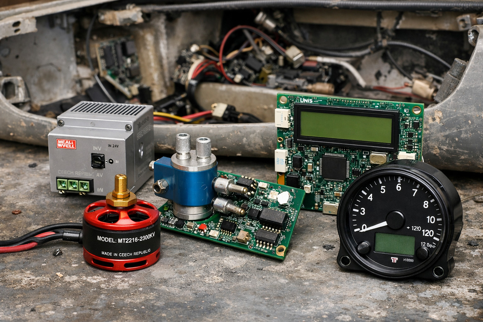 Czech industrial components discovered in Russian kamikaze drones