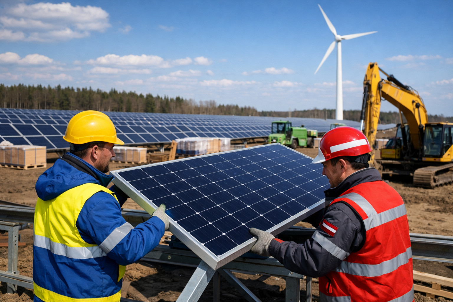 Latvia boosts renewable energy capacity with Ukrainian-built solar plant