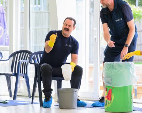 Danny Dyer and daughter Dani take on challenges at caravan park investment in Kent