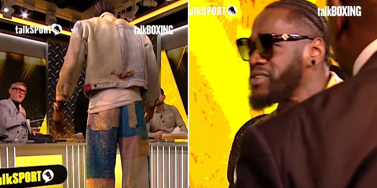 Deontay Wilder storms out of interview after Tyson Fury confrontation with Simon Jordan