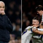 Dominic Solanke's brace secures Tottenham a draw against Manchester City, impacting title race