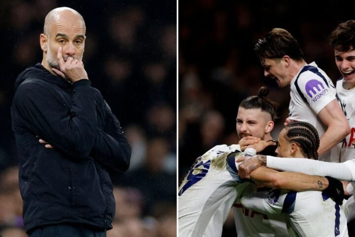 Dominic Solanke's brace secures Tottenham a draw against Manchester City, impacting title race