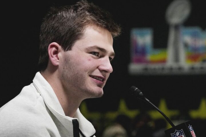 Drake Maye reassures fans about Super Bowl readiness following shoulder and illness concerns