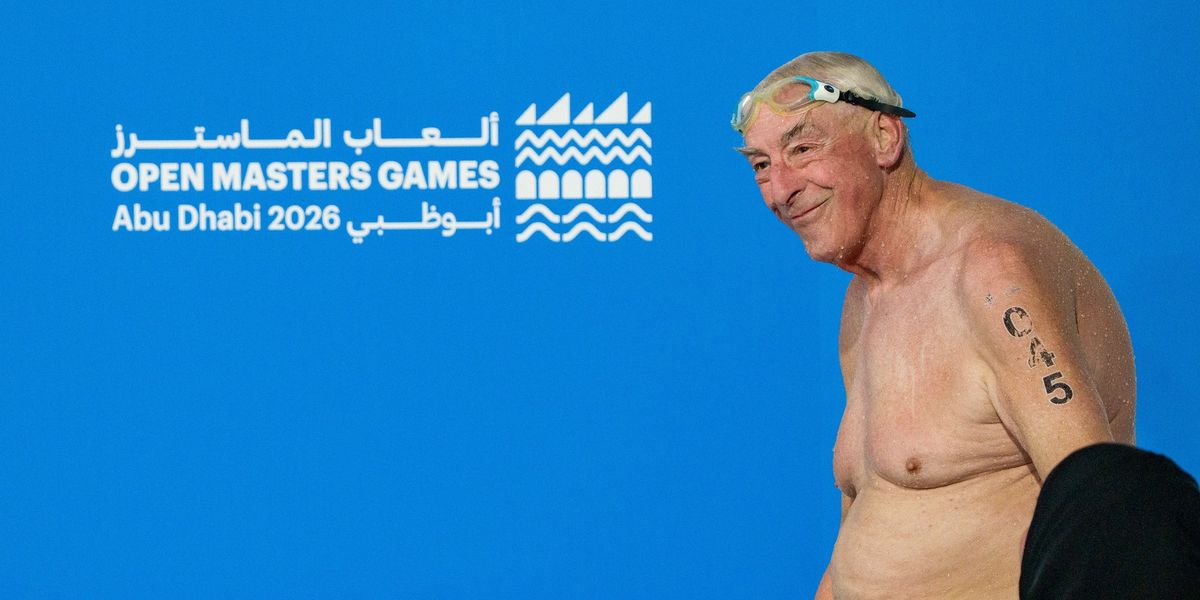 Eighty-four-year-old British swimmer claims five gold medals at Open Masters Games in Abu Dhabi
