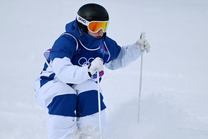 Elis Lundholm makes history as first transgender athlete at Winter Olympics despite early setback