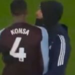 Ezri Konsa involved in heated exchange with Aston Villa supporters after Wolves defeat