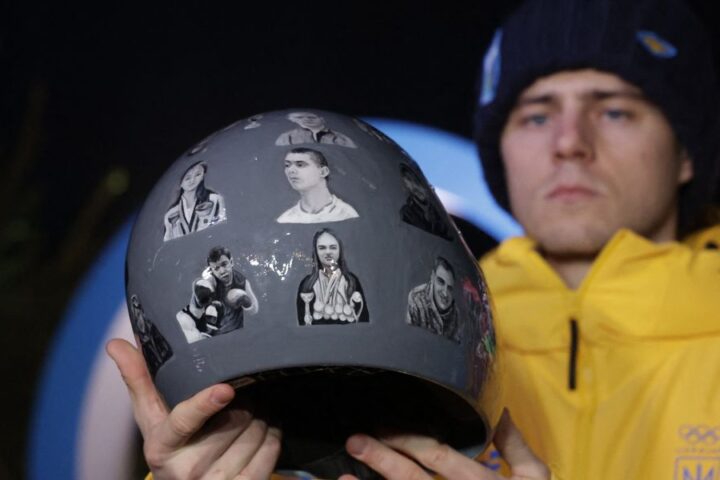 IOC seeks resolution with Ukrainian athlete over helmet controversy ahead of skeleton event