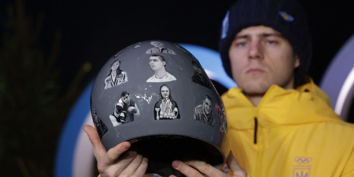 IOC seeks resolution with Ukrainian athlete over helmet controversy ahead of skeleton event