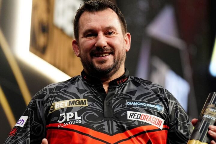 Jonny Clayton admits relief after defeating Gerwyn Price at Premier League night three in Glasgow