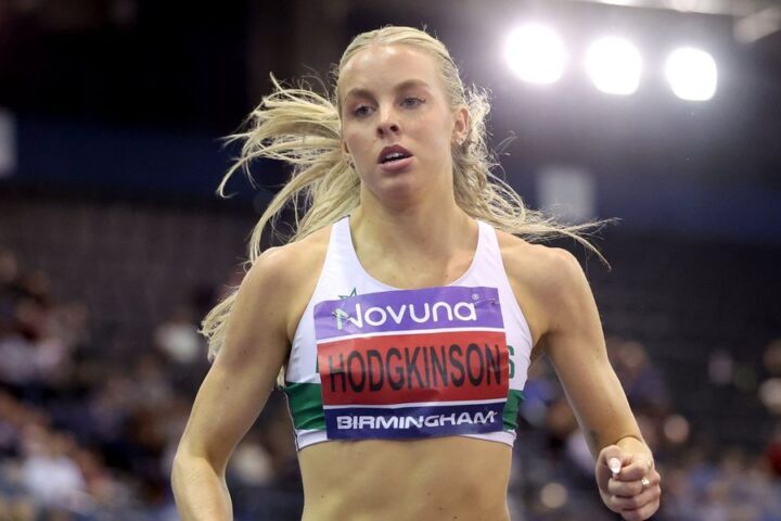 Keely Hodgkinson sets new British indoor 800m record at UK Championships