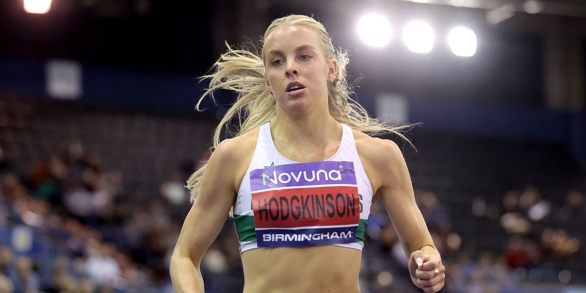 Keely Hodgkinson sets new British indoor 800m record at UK Championships