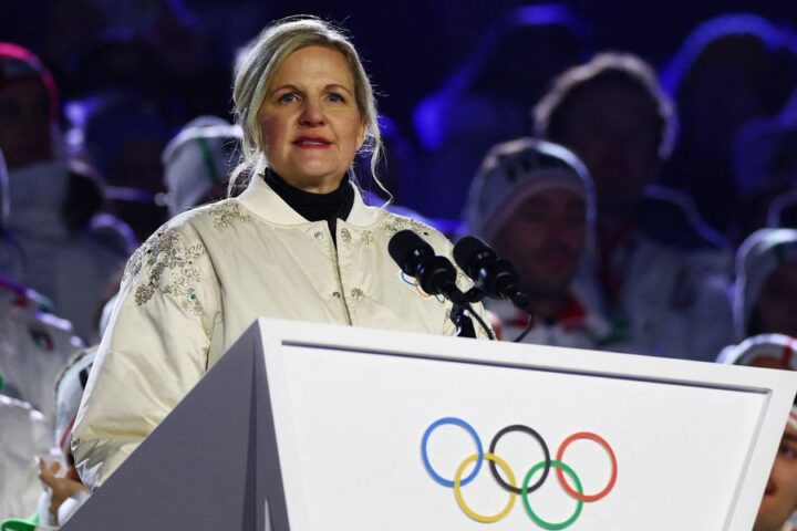 Kirsty Coventry struggles with press questions on controversial 2036 Olympics hosting in Germany