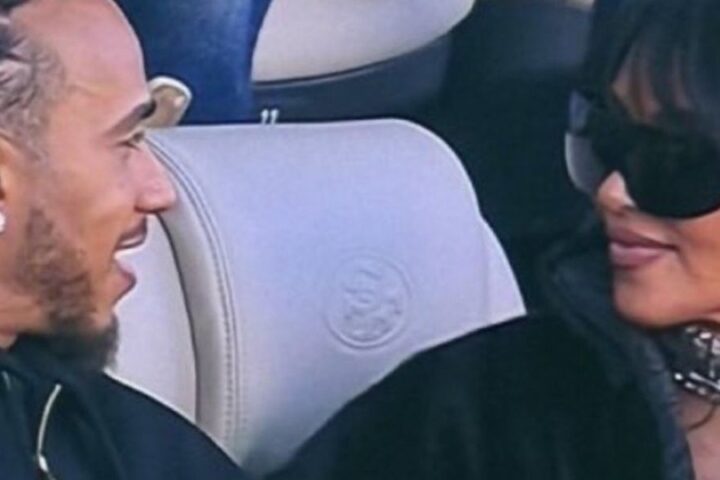 Lewis Hamilton discusses introducing Kim Kardashian to his mother during Super Bowl outing