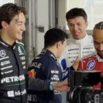 Lewis Hamilton dodges George Russell's playful question about Kim Kardashian relationship