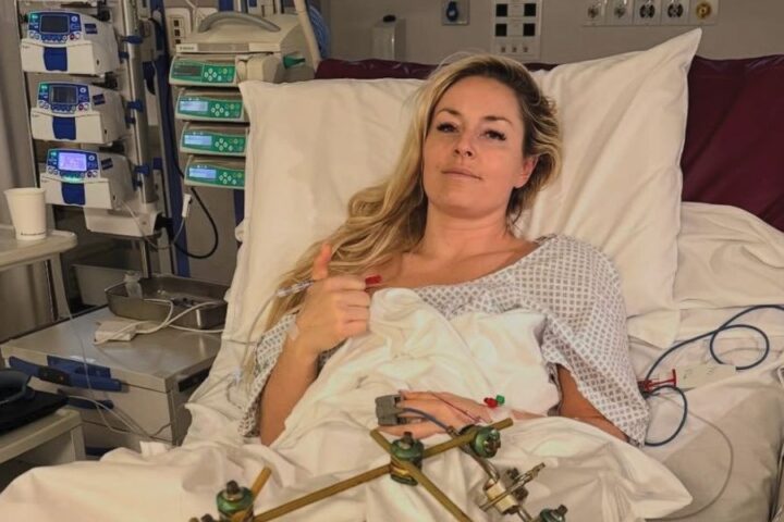 Lindsey Vonn updates fans on recovery after multiple leg surgeries following Olympic injury