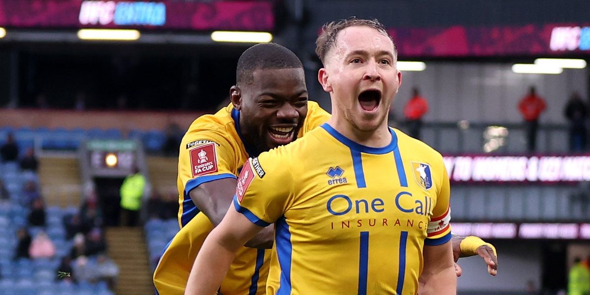 Mansfield Town shocks Burnley in FA Cup fourth round as Manchester City progresses