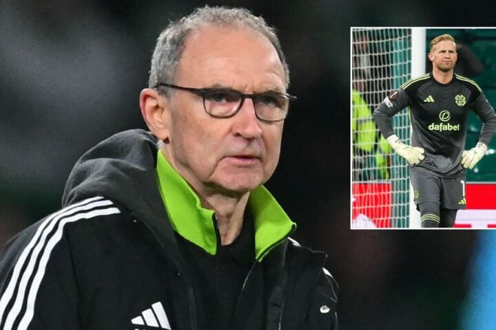 Martin O'Neill criticizes Celtic fans after Europa League defeat, defends goalkeeper Schmeichel