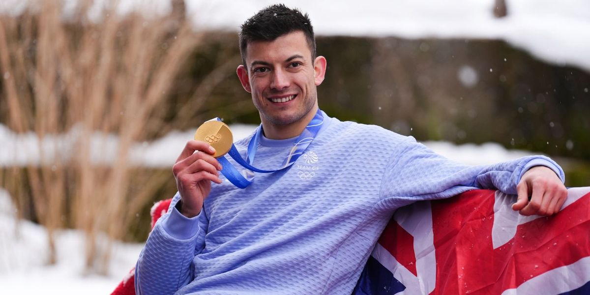 Matt Weston celebrates historic gold medal with simple pizza meal before team event