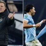 Newcastle fans call for Eddie Howe's exit after Carabao Cup semi-final defeat to Manchester City