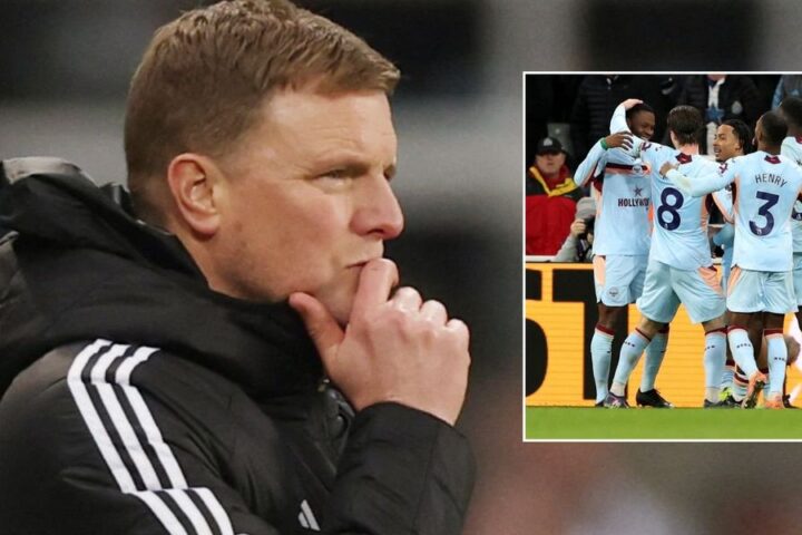Newcastle United confirm Eddie Howe’s job security despite frustrating defeat to Brentford