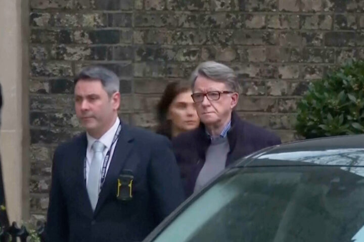 Peter Mandelson arrested amid investigation into alleged misconduct linked to Jeffrey Epstein