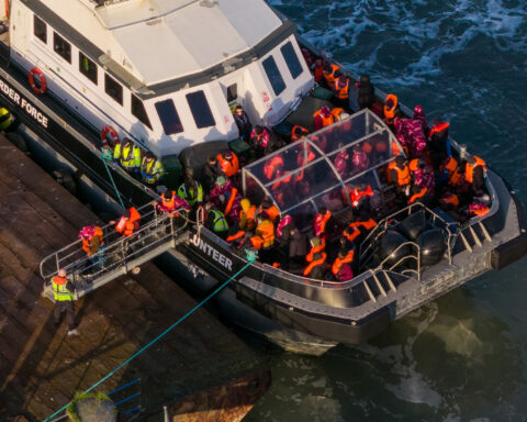 Record number of migrants cross Channel in February as crossings surge to 605 in one day