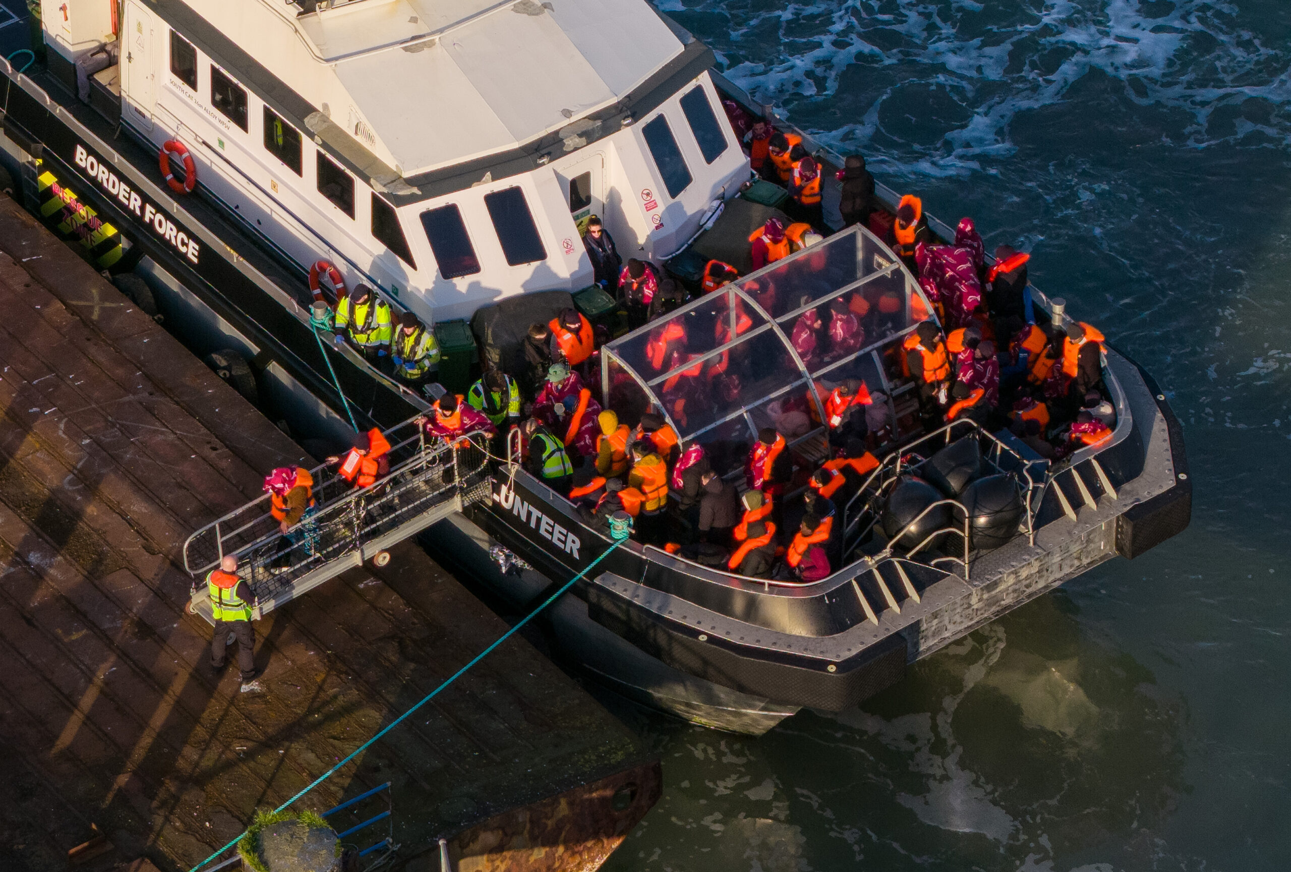 Record number of migrants cross Channel in February as crossings surge to 605 in one day