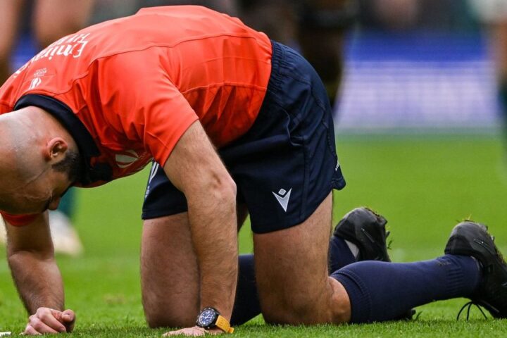 Referee injury leads to delay in Six Nations match between England and Ireland