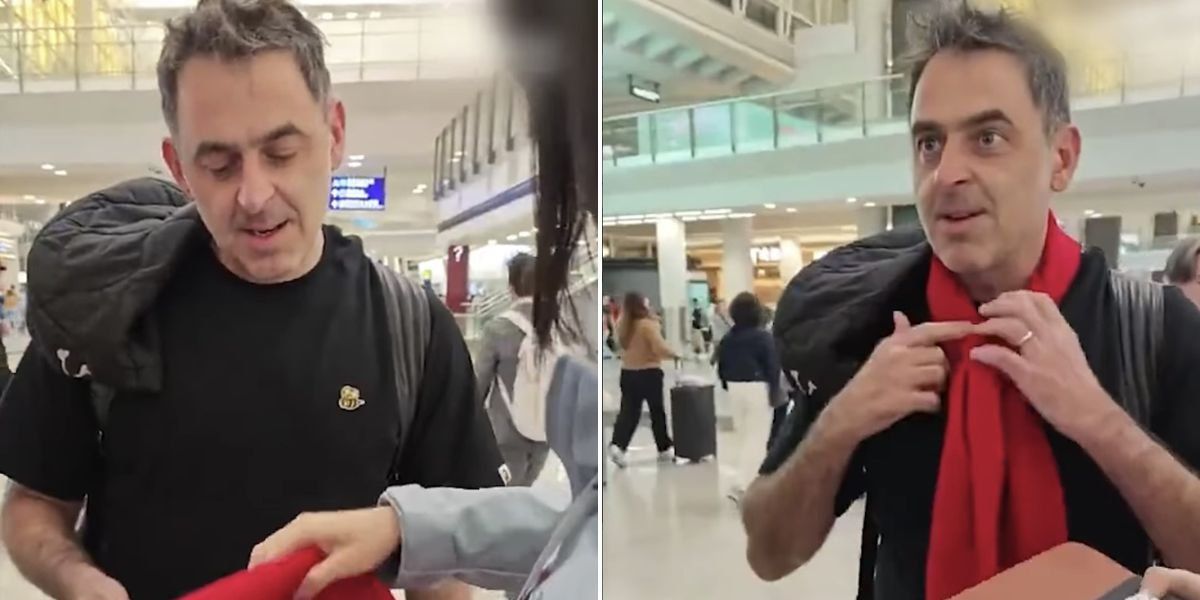Ronnie O'Sullivan receives warm reception from fans upon arrival in Hong Kong