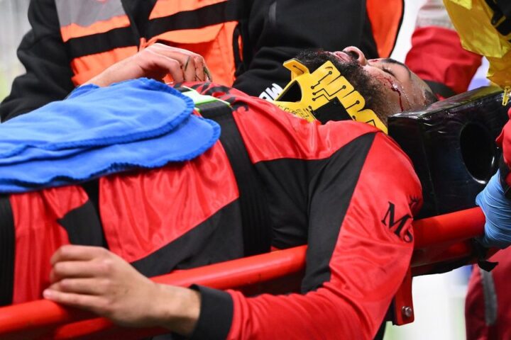 Ruben Loftus-Cheek hospitalized following serious injury during AC Milan match