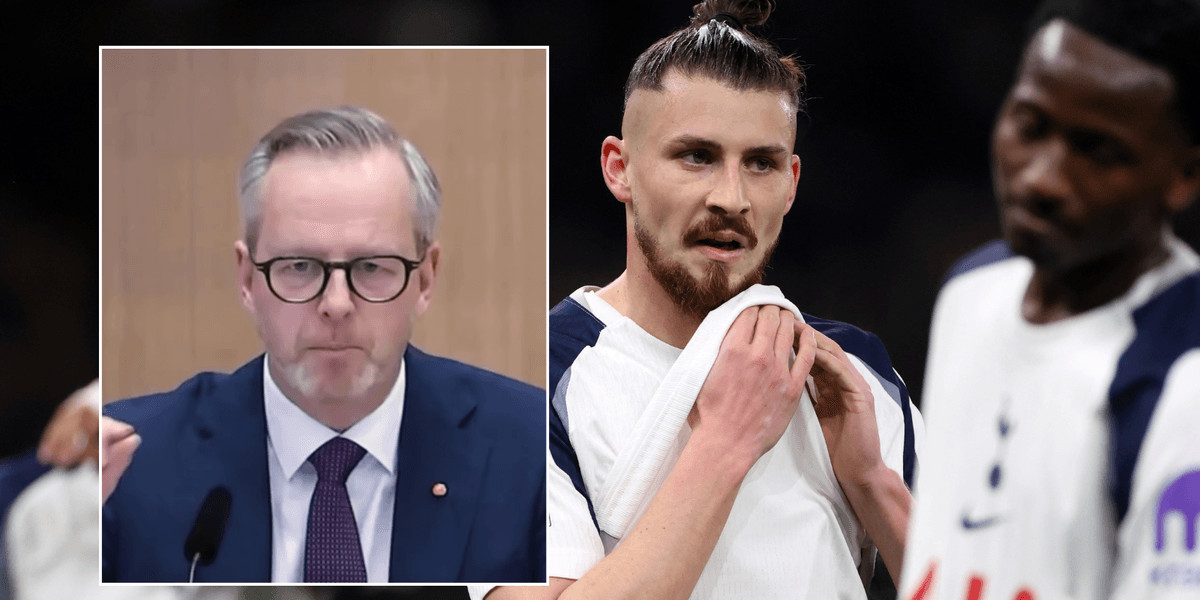 Swedish politician likens Tottenham's struggles to country's economic challenges in parliamentary debate