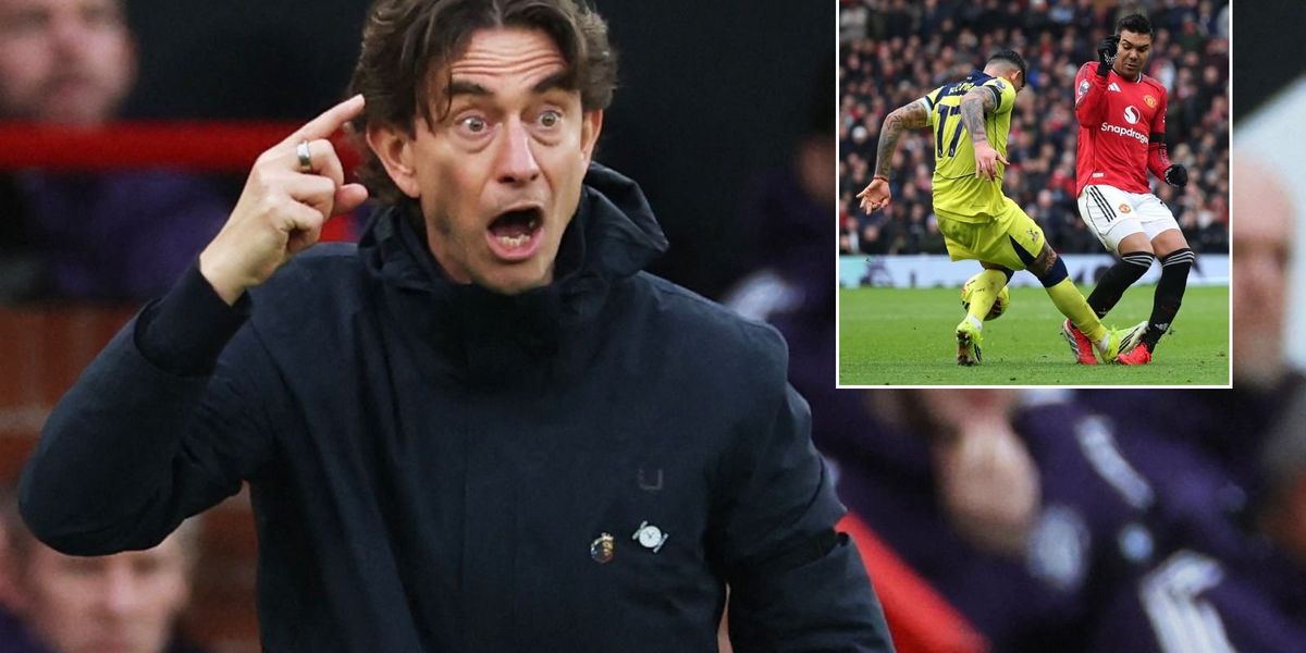 Thomas Frank expresses disappointment over Cristian Romero's red card in Tottenham's defeat to Manchester United