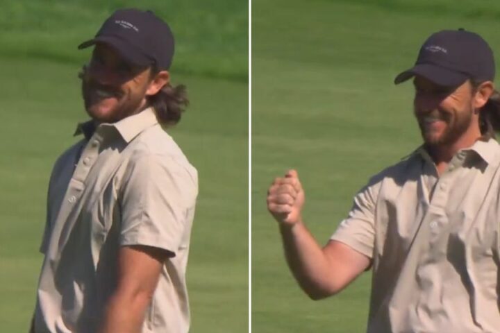 Tommy Fleetwood scores remarkable eagle with 'slam dunk' shot at Genesis Invitational
