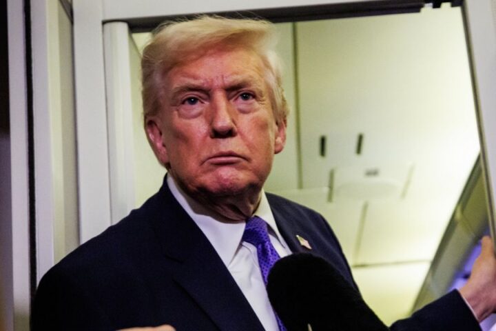 Trump shares message urging Americans to enjoy Super Bowl after missing the game