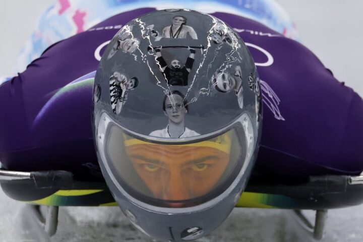 Ukrainian skeleton racer Vladyslav Heraskevych expelled from Winter Olympics over helmet controversy
