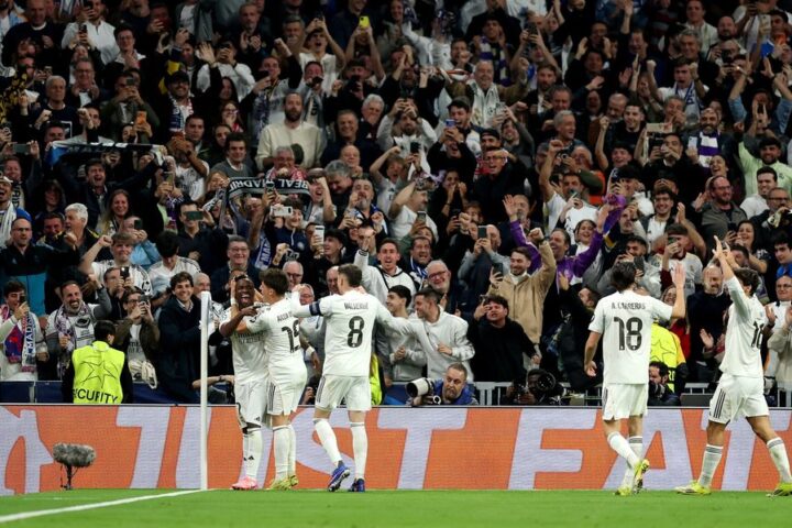 Vinicius Jr celebrates goal against Benfica amid ongoing racism allegations