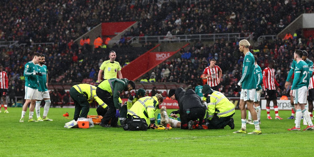 Wataru Endo stretchered off in tears after serious injury during Liverpool match