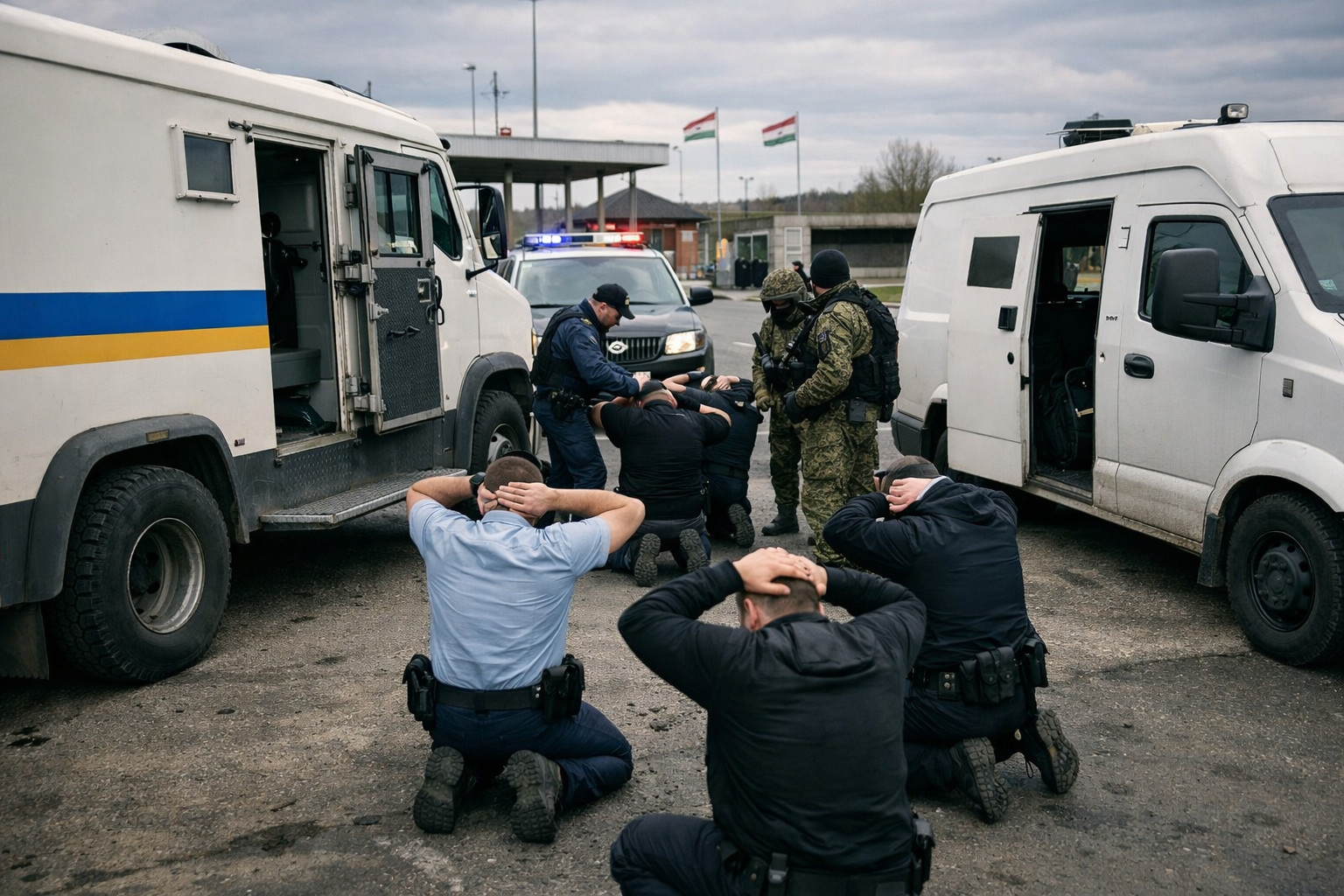 Hungary detains Ukrainian bank vehicles and staff in major cross-border seizure