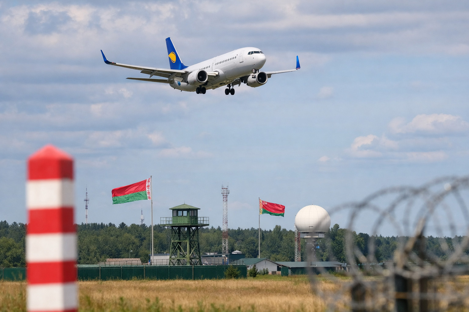 Sole European Airline Resumes Regular Overflights Through Belarusian Airspace