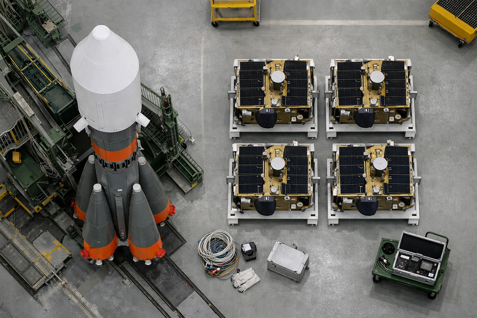Russia Launches First Batch of 'Rassvet' Satellites in Bid to Create Independent Internet Constellation