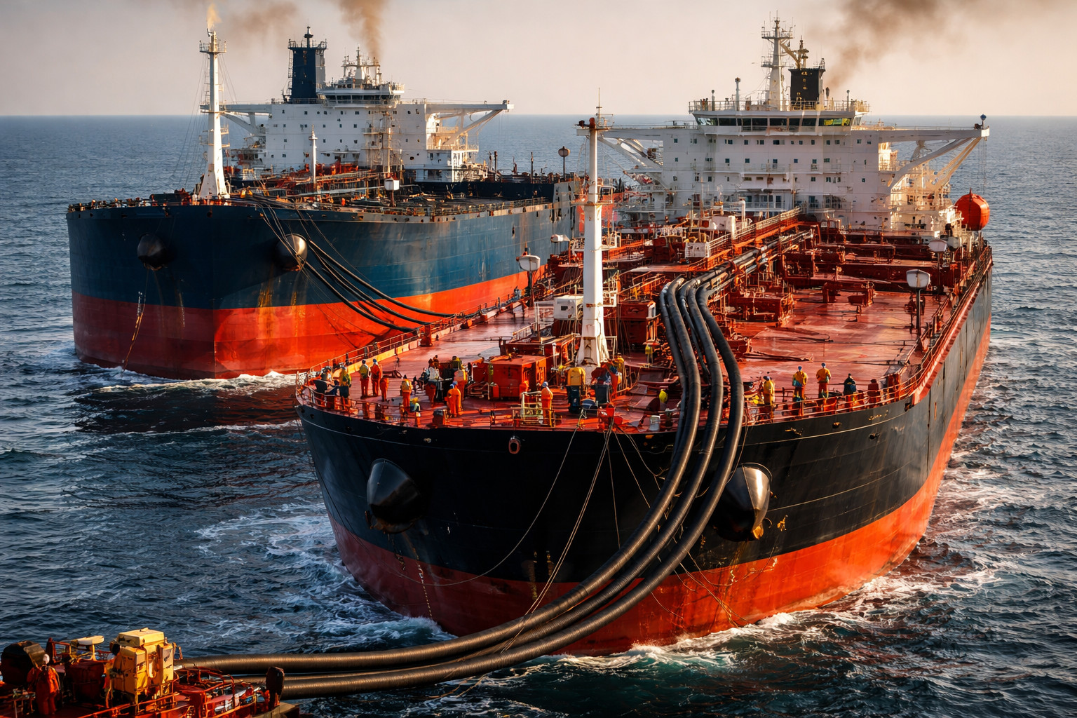 Russian crude exports pivot to ship-to-ship operations as ice-class tanker deficit bites