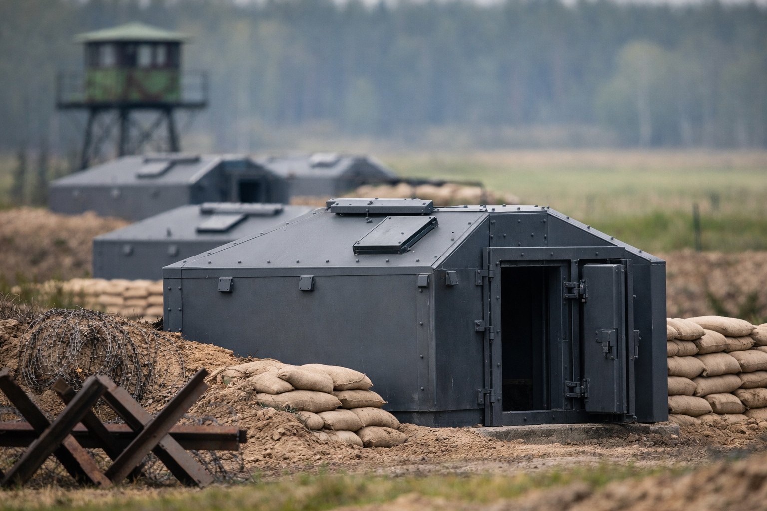 Ukraine provides Poland with NATO-standard steel shelters for eastern border fortification