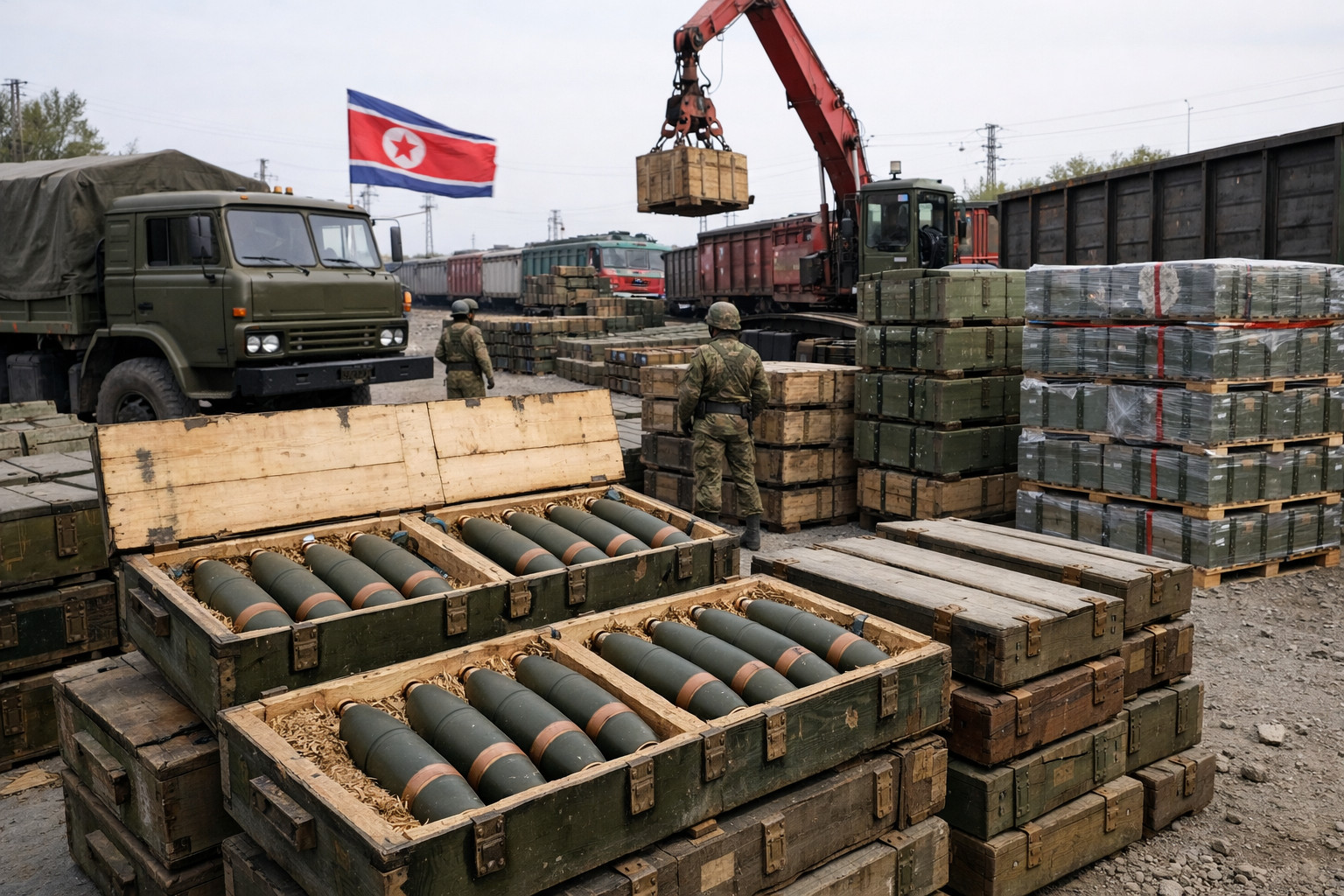 North Korean ammunition shipments sustained Russian war effort through critical period