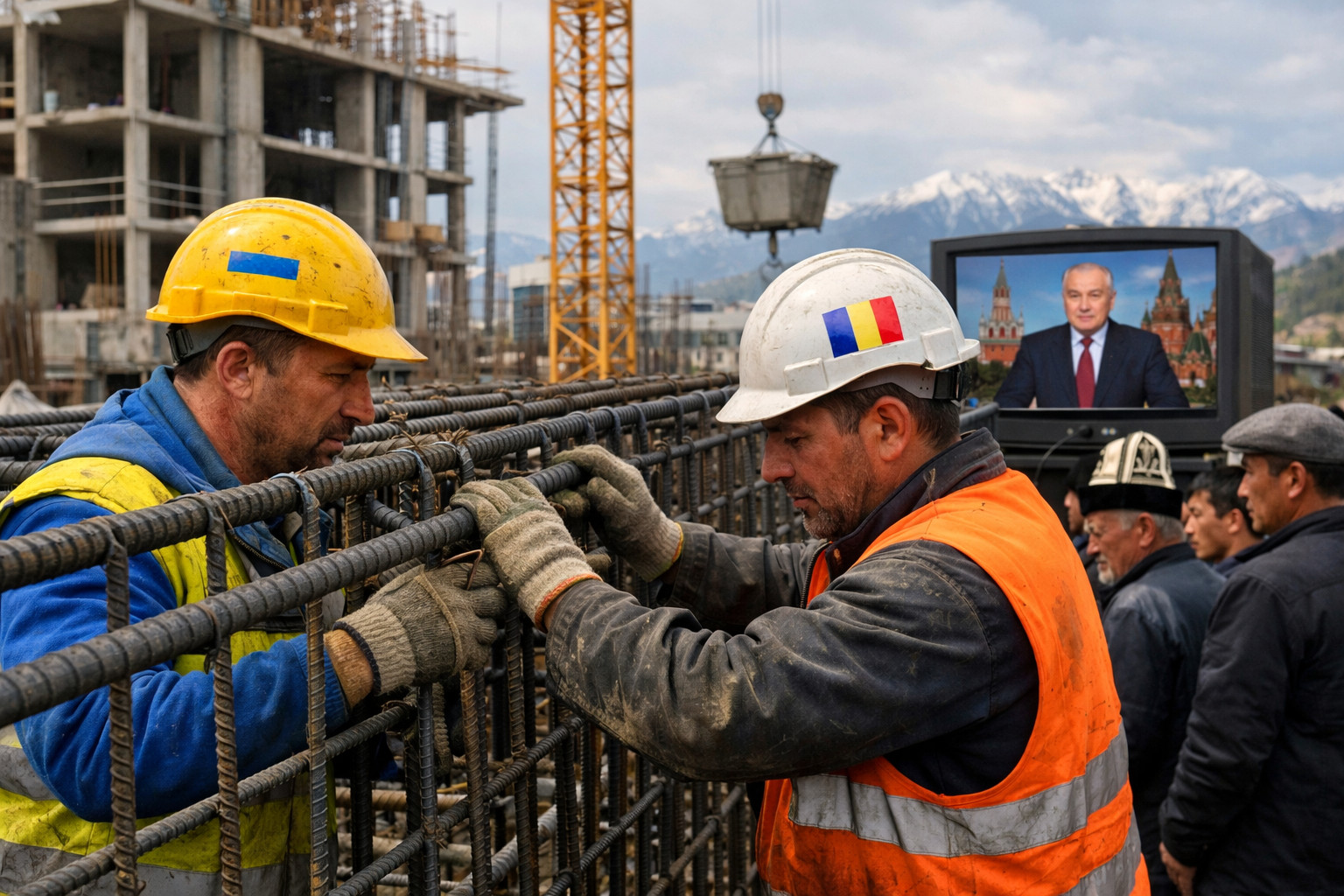 Ukrainian steel fortifies Romanian construction while Russian media influence declines in Central Asia